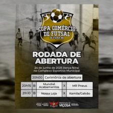 Copa Comércio de Futsal de 2025 começa nesta terça-feira, 24