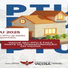 Guias do IPTU já estão disponíveis em Viçosa