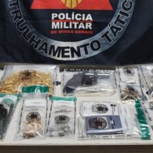 Adolescente é apreendido com drogas, arma e munições no bairro Primavera em Ubá