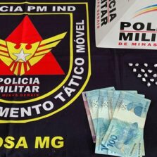 Polícia Militar prende homem por tráfico de drogas no bairro São José do Triunfo, em Viçosa