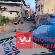 Homem é morto a tiros na porta de casa no Bairro Bela Vista, em Viçosa