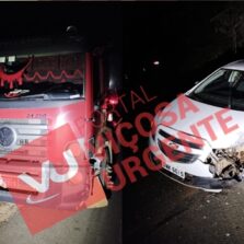 Acidente com vítima é registrado na MGC-120, no trevo de Cajuri