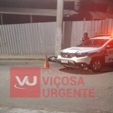 Ubá: Motoqueiro morre em acidente após bater em poste