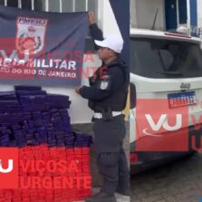 Carregamento de drogas com destino a Ubá é apreendido pela PM do Rio