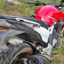 Moto roubada em Visconde do Rio Branco é localizada na zona rural de Paula Cândido