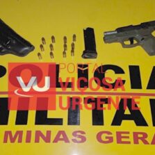 Homem é preso com arma de uso restrito durante blitz em Viçosa