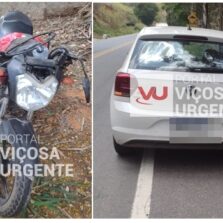 Viçosense fica gravemente ferido em acidente na MGC-120, em Ponte Nova