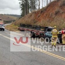 Colisão frontal deixa idoso ferido na LMG-850, em Rodeiro