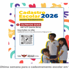 Última semana para o cadastramento escolar em Viçosa