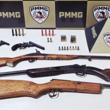 PM apreende arsenal de armas e munições na zona rural de São Miguel