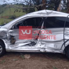 Morador de Viçosa fica ferido em acidente na rodovia que liga Ubá e Rodeiro