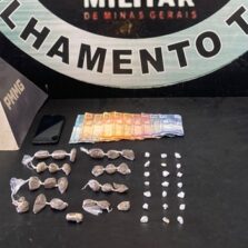Polícia Militar prende homem por tráfico de drogas no bairro União, em Viçosa
