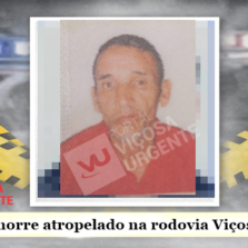 Ciclista morre atropelado na rodovia Viçosa/Teixeiras