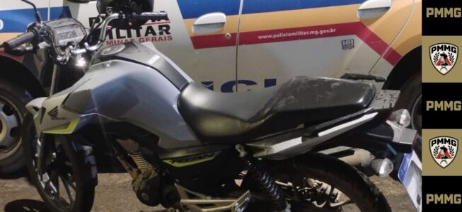 Ubá: PM recupera motocicleta roubada