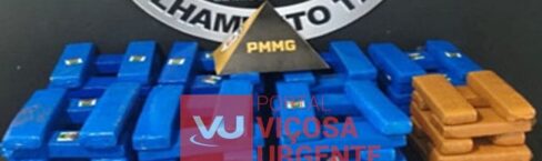 Polícia apreende 86 barras de maconha em Conselheiro Lafaiete e investiga a participação de Viçosenses