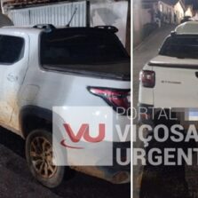 Polícia Militar apreende caminhonete clonada após perseguição em Canaã