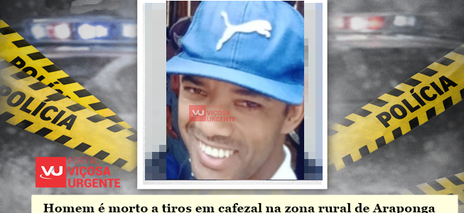 Homem é morto a tiros em cafezal na zona rural de Araponga