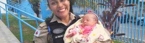 Policial militar salva bebê abandonada e amamenta criança em estado grave de fome e desnutrição