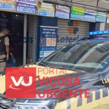 Homem é morto a tiros dentro de lotérica em Viçosa