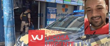 Homem é morto a tiros dentro de lotérica em Viçosa