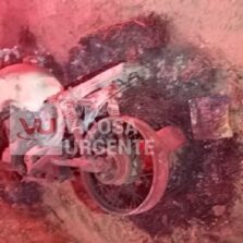 Motocicleta Furtada em Viçosa é Encontrada Incendiada em São Geraldo