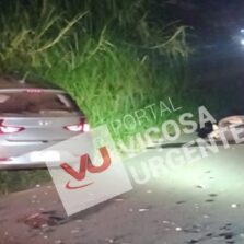 Homem de 58 anos morre em grave acidente entre carro e moto em Viçosa