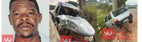 Motorista morre após acidente em de Ervália