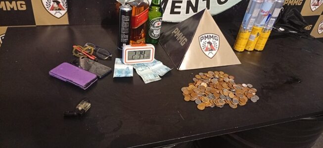 Homem é preso após invadir restaurante e furtar bebidas e dinheiro em Viçosa