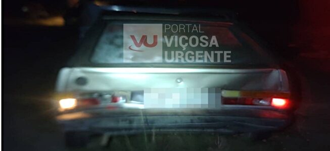 Motorista embriagado é preso após acidente na Barrinha, em Viçosa