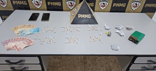 Polícia Militar prende suspeito de tráfico e apreende mais de 150 pedras de crack em Jequeri