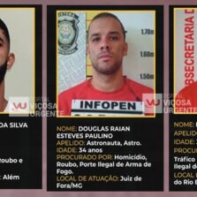 Criminosos com atuação na região estão entre os mais procurados de Minas Gerais