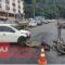 Motociclista fica gravemente ferido em acidente próximo à Rodoviária de Viçosa