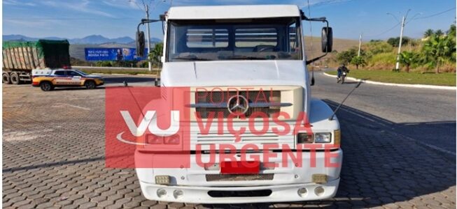 Polícia Rodoviária prende motorista de Ervália com caminhão adulterado