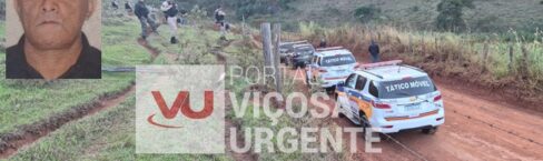 Homem é morto a tiros enquanto trabalhava na zona rural de Viçosa