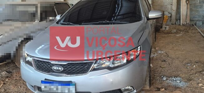 PM prende suspeito com carro clonado em Viçosa