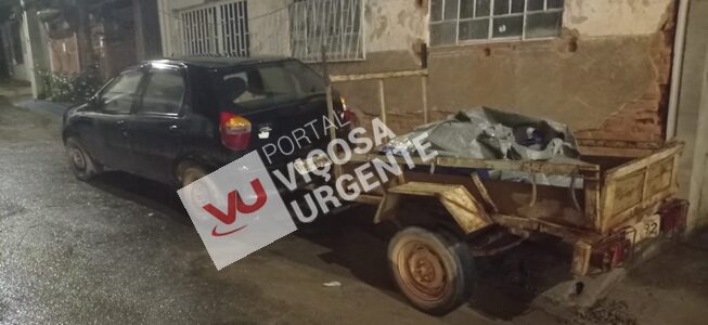 Veículo roubado em Paula Cândido é localizado abandonado em Viçosa