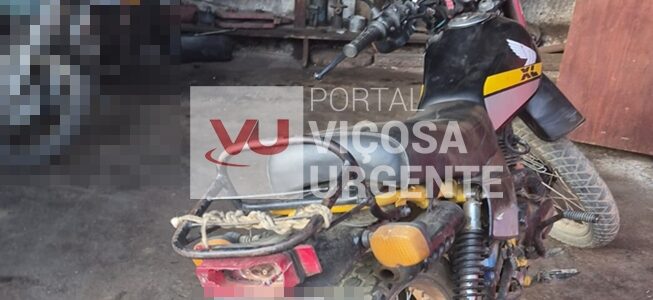 PM recupera moto furtada e prende suspeito em Paula Cândido