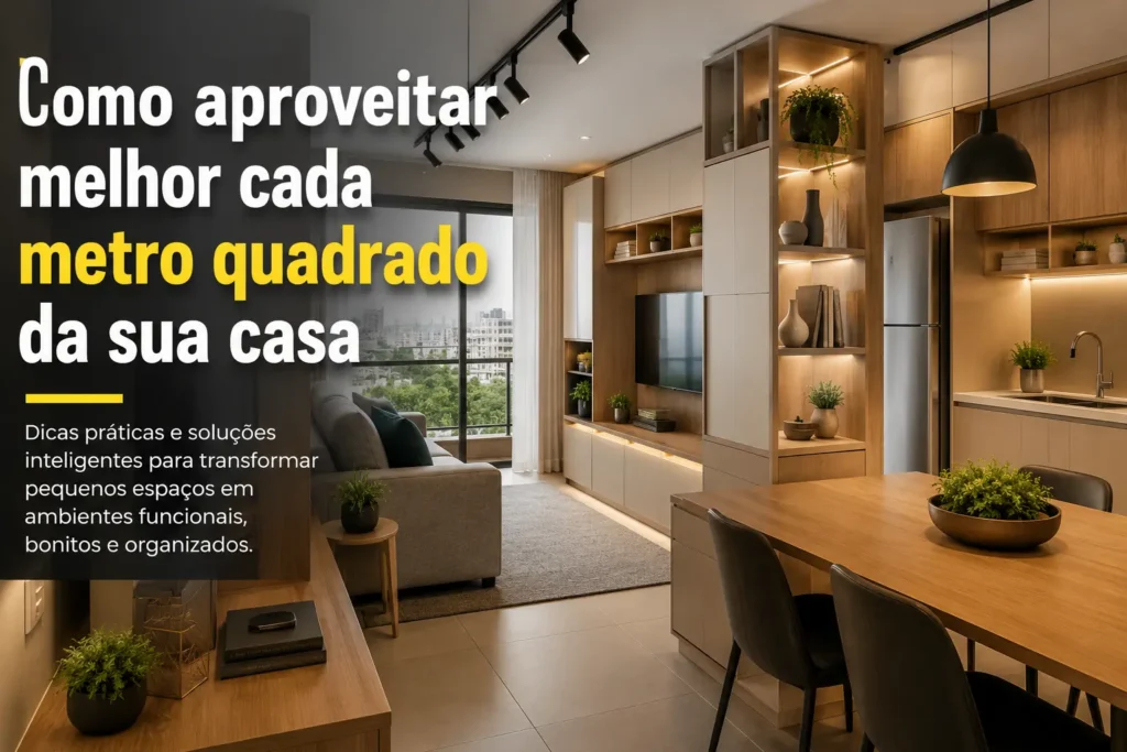 Como aproveitar melhor cada metro quadrado da sua casa