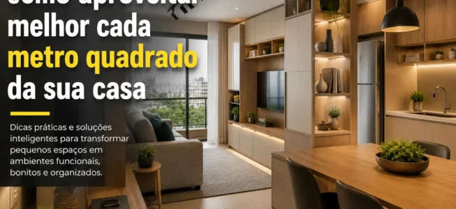 Como aproveitar melhor cada metro quadrado da sua casa