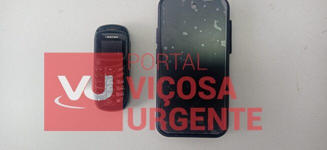 Polícia Penal apreende celulares após vídeo gravado dentro do Presídio de Viçosa
