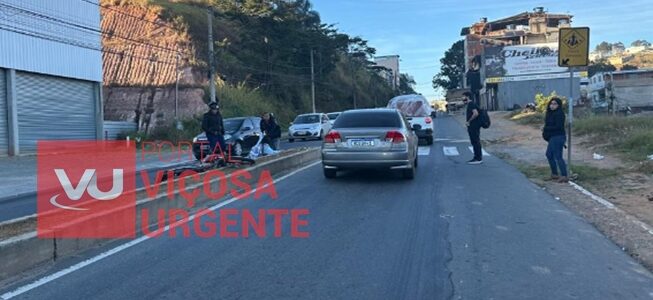 Mulher fica gravemente ferida após ser atropelada na faixa de pedestres em Silvestre