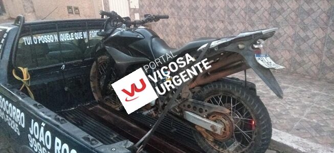 Viçosa: Homem é preso com moto furtada em Dona Euzébia
