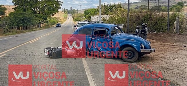 Moradora de Teixeiras segue em estado grave após acidente na BR-120, em São Geraldo