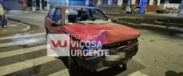 Mulher de 24 anos fica ferida após ser atropelada em Viçosa