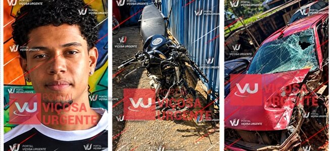 Motociclista de 19 anos morre em acidente na rodovia entre Coimbra e Ervália