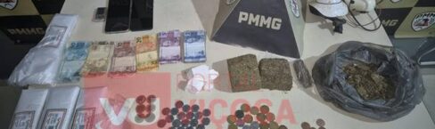 Homem é preso por tráfico de drogas no bairro Represa em Teixeira