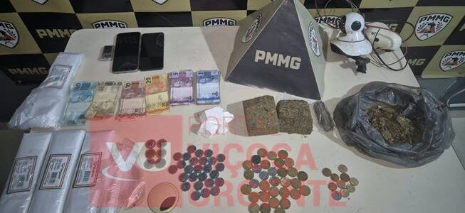Homem é preso por tráfico de drogas no bairro Represa em Teixeira