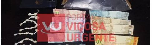 Operação da PM apreende 25 pedras de crack e termina com mulher presa e dois adolescentes apreendidos em Ervália